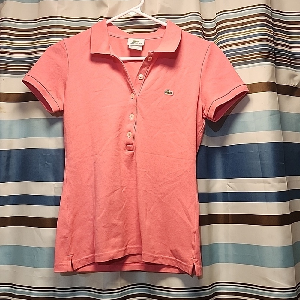 Womans Lacoste shirt size small